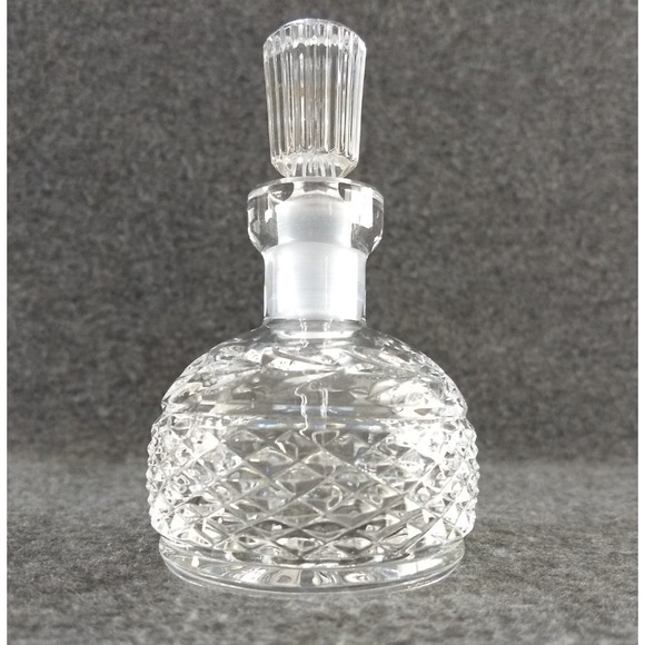 Waterford Accessories - Vintage Waterford Crystal Glandore Perfume Bottle & Stopper Hand Blown Decanter